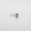 Amethyst Silver Ring