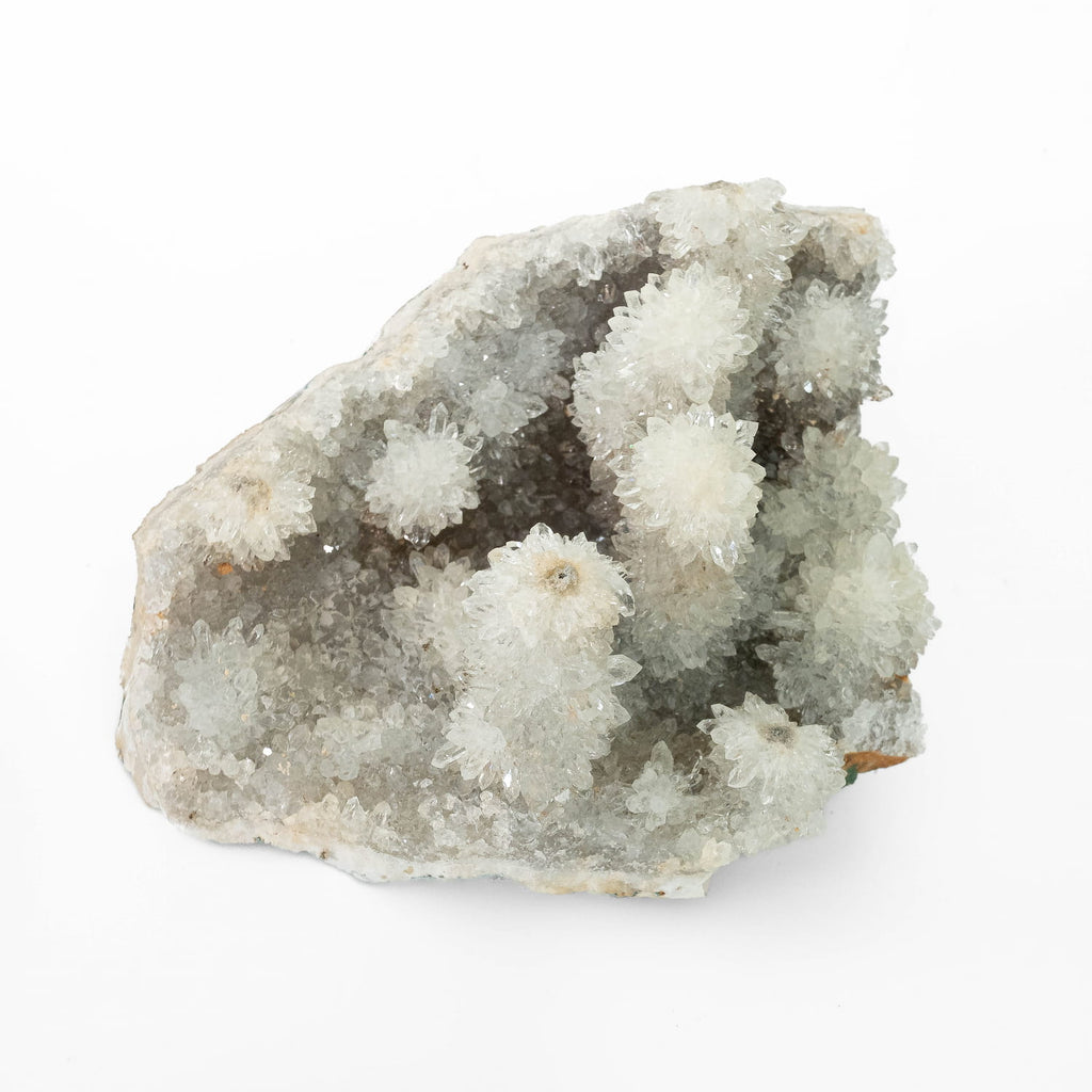 Green Amethyst (Prasiolite) Stalactite Druze