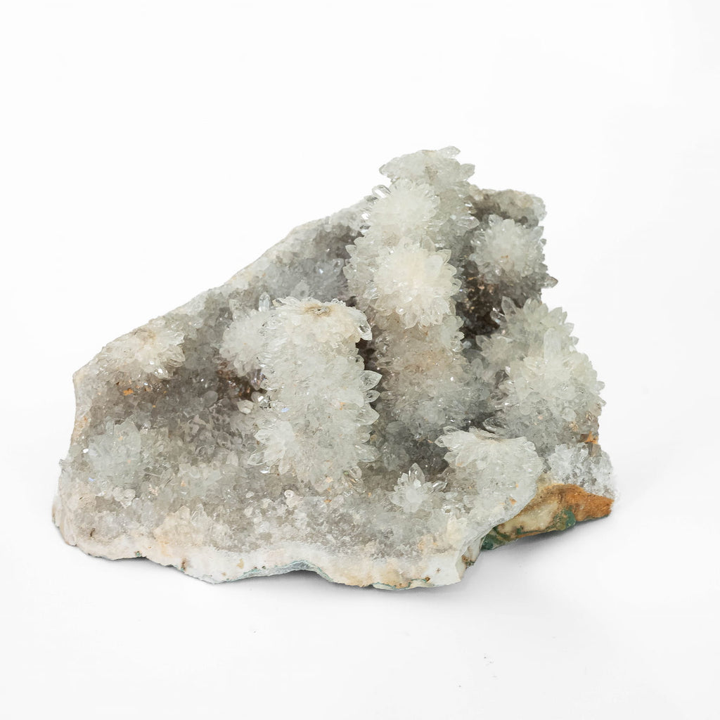 Green Amethyst (Prasiolite) Stalactite Druze