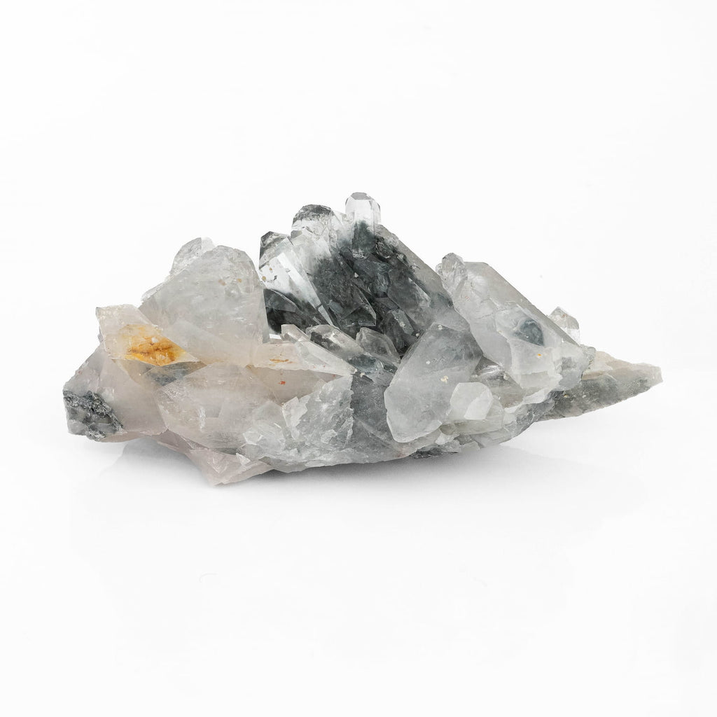Blue Amphibole Quartz Cluster