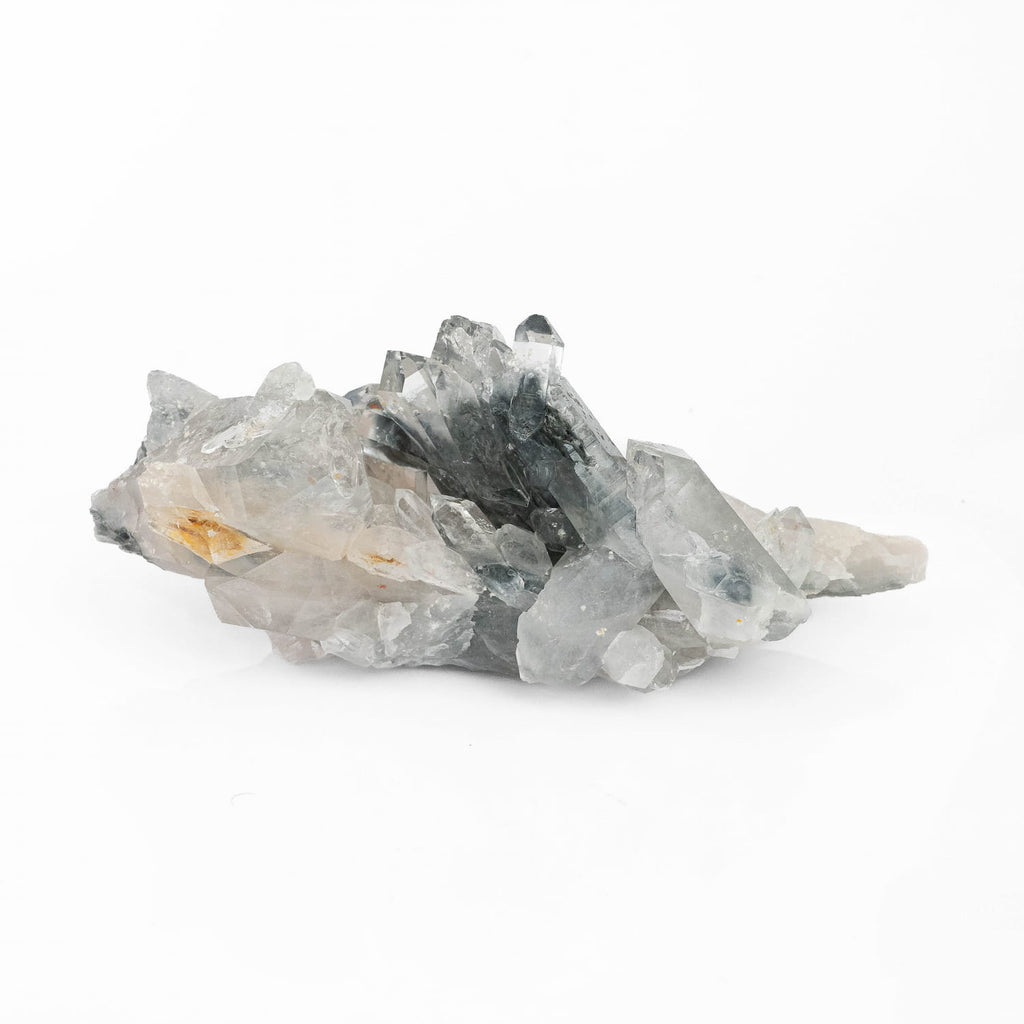 Blue Amphibole Quartz Cluster