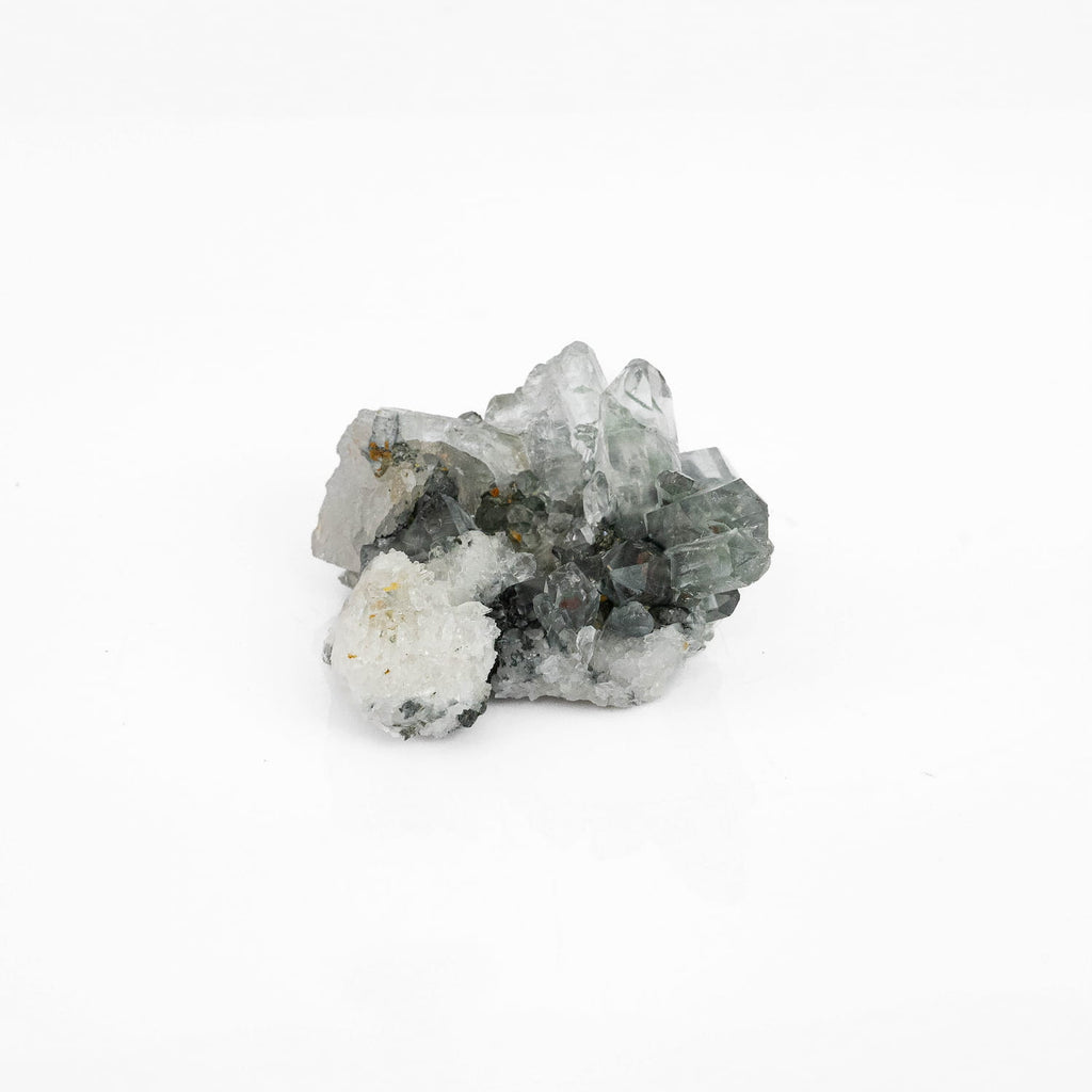 Blue Amphibole Quartz Cluster