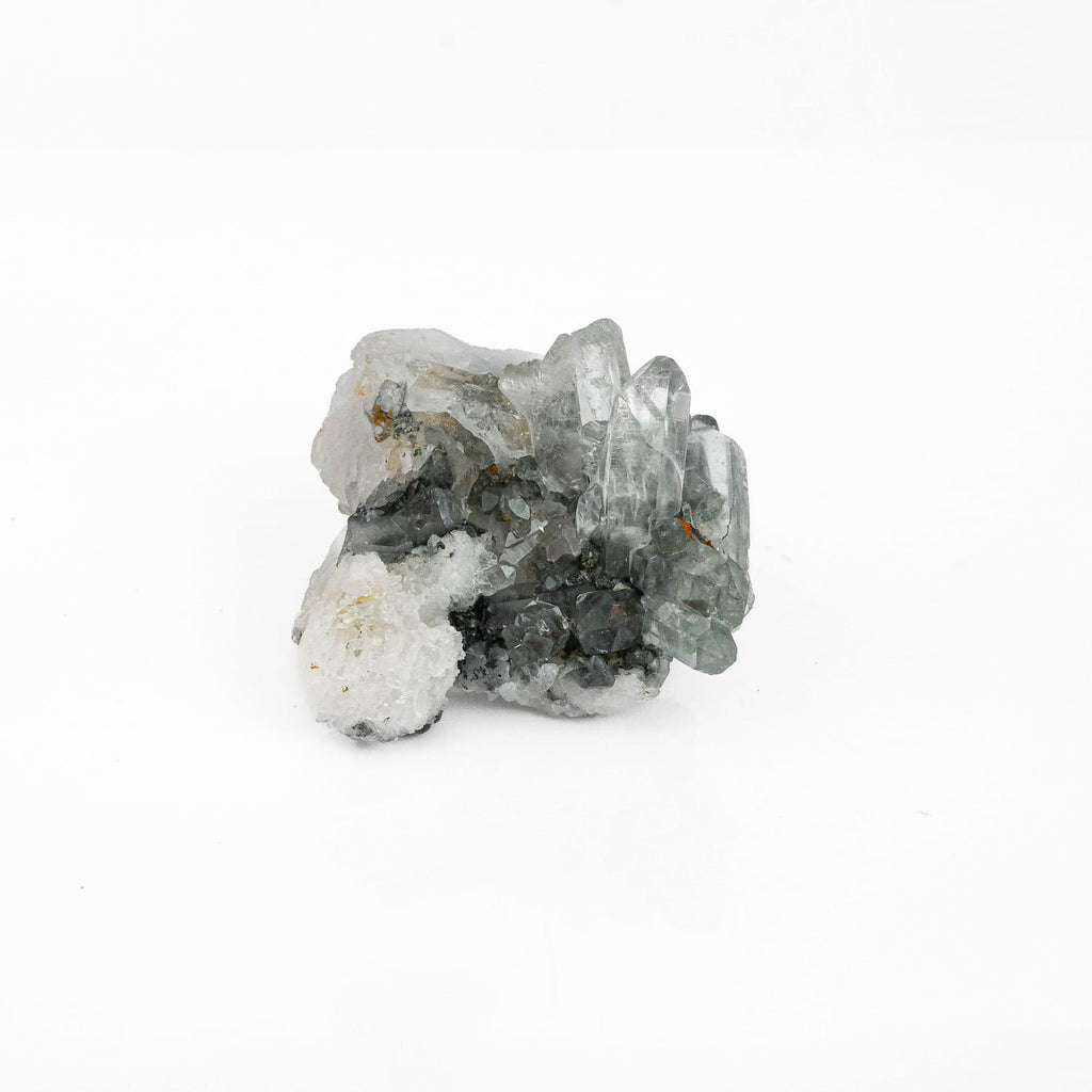 Blue Amphibole Quartz Cluster