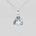 Aquamarine Silver Pendant