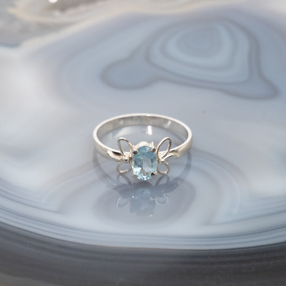 Aquamarine Ring - Silver