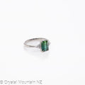 Bi-Color Tourmaline Ring - Silver
