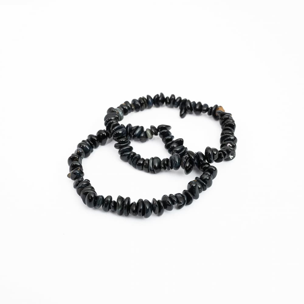 Blue Tigers Eye Chip Bracelet