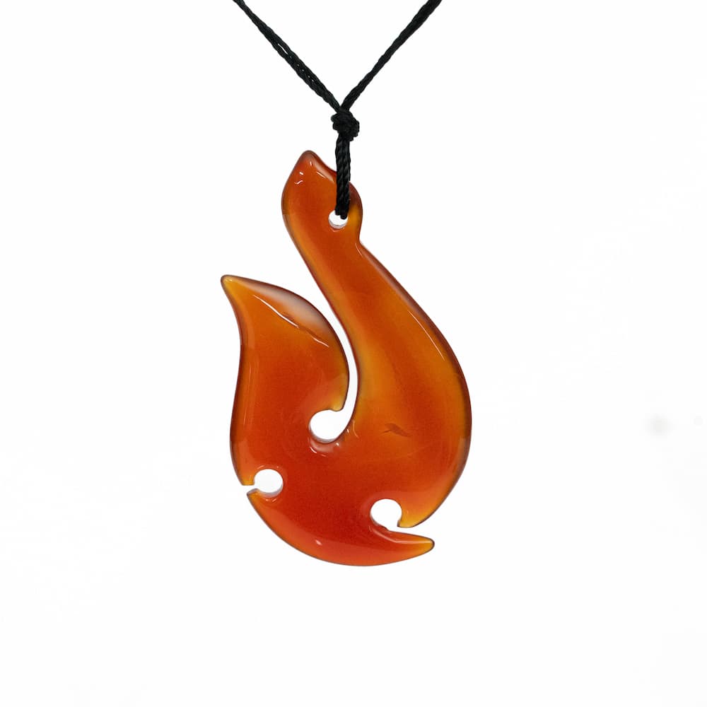 Carnelian Hook Pendant