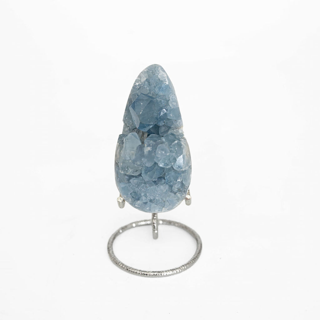Celestite Druze Egg
