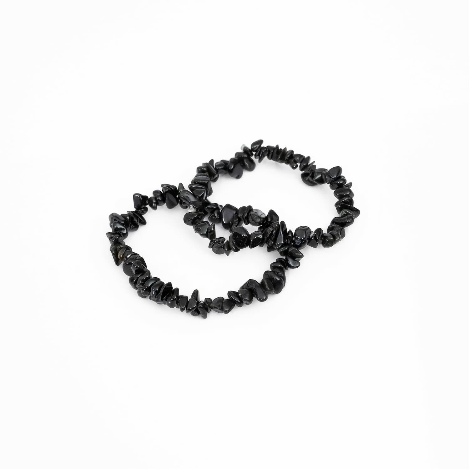 Obsidian Chip Bracelet