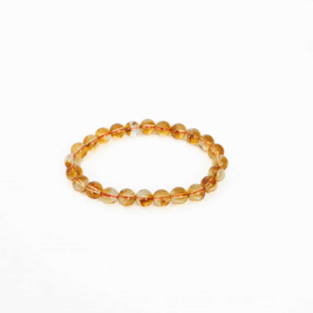 Citrine Bead Bracelet