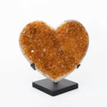Citrine Druze Heart