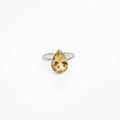 Citrine Silver Ring