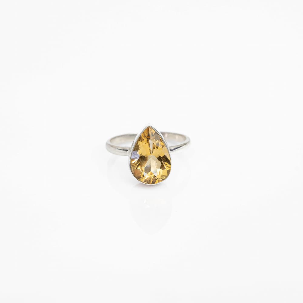 Citrine Silver Ring