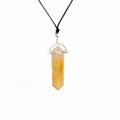 Citrine Silver Pendant