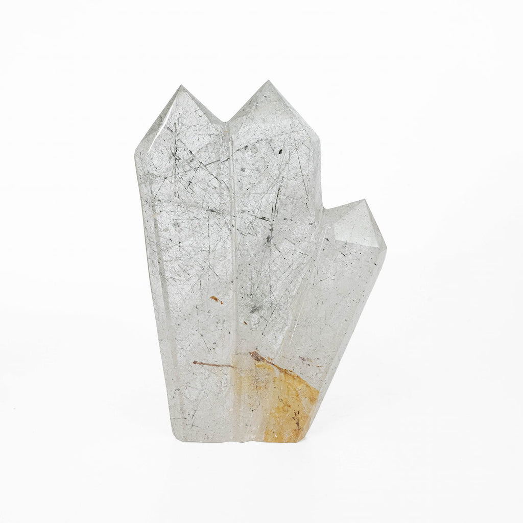 Tourmalinated Quartz Cluster Sculpture