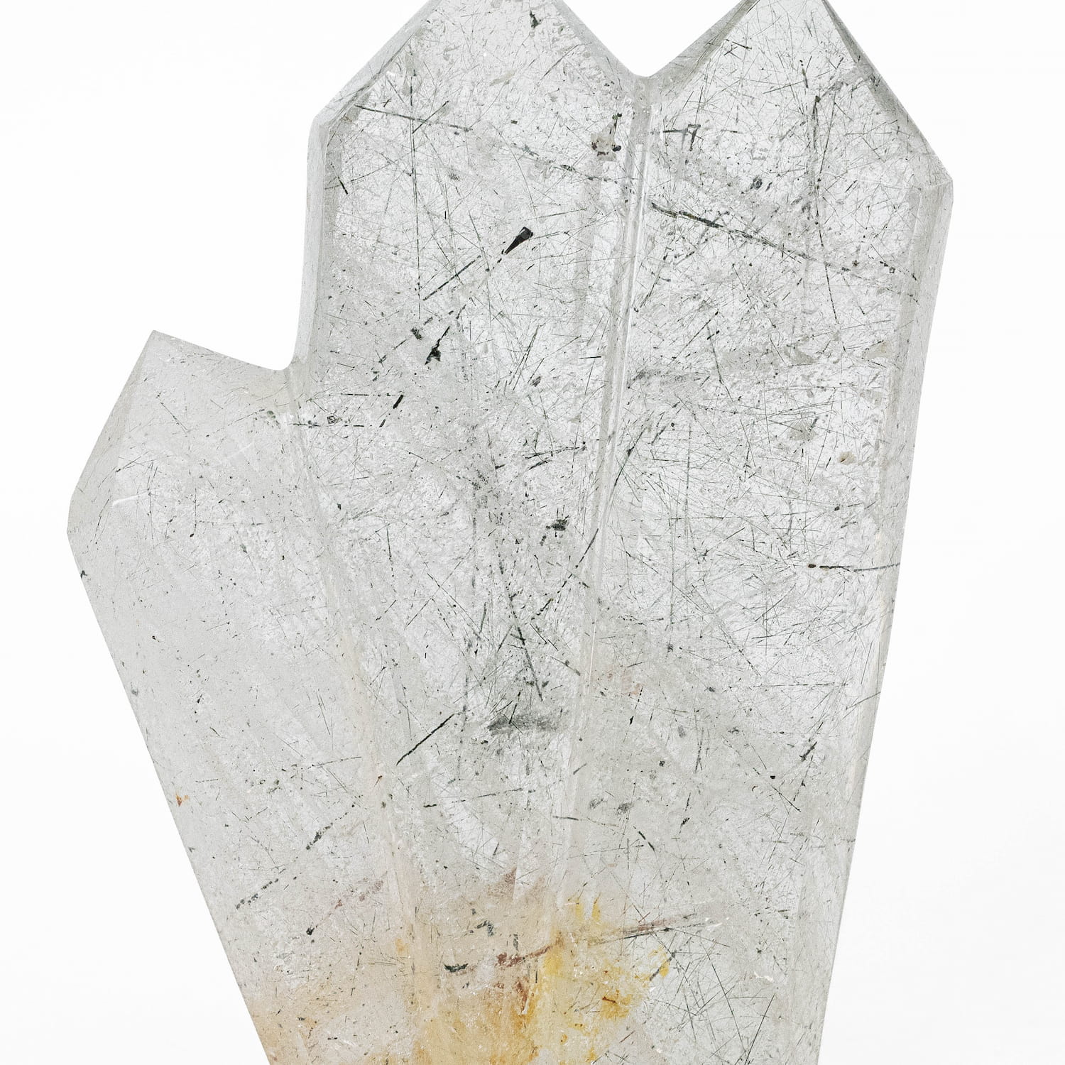 Tourmalinated Quartz Cluster Sculpture