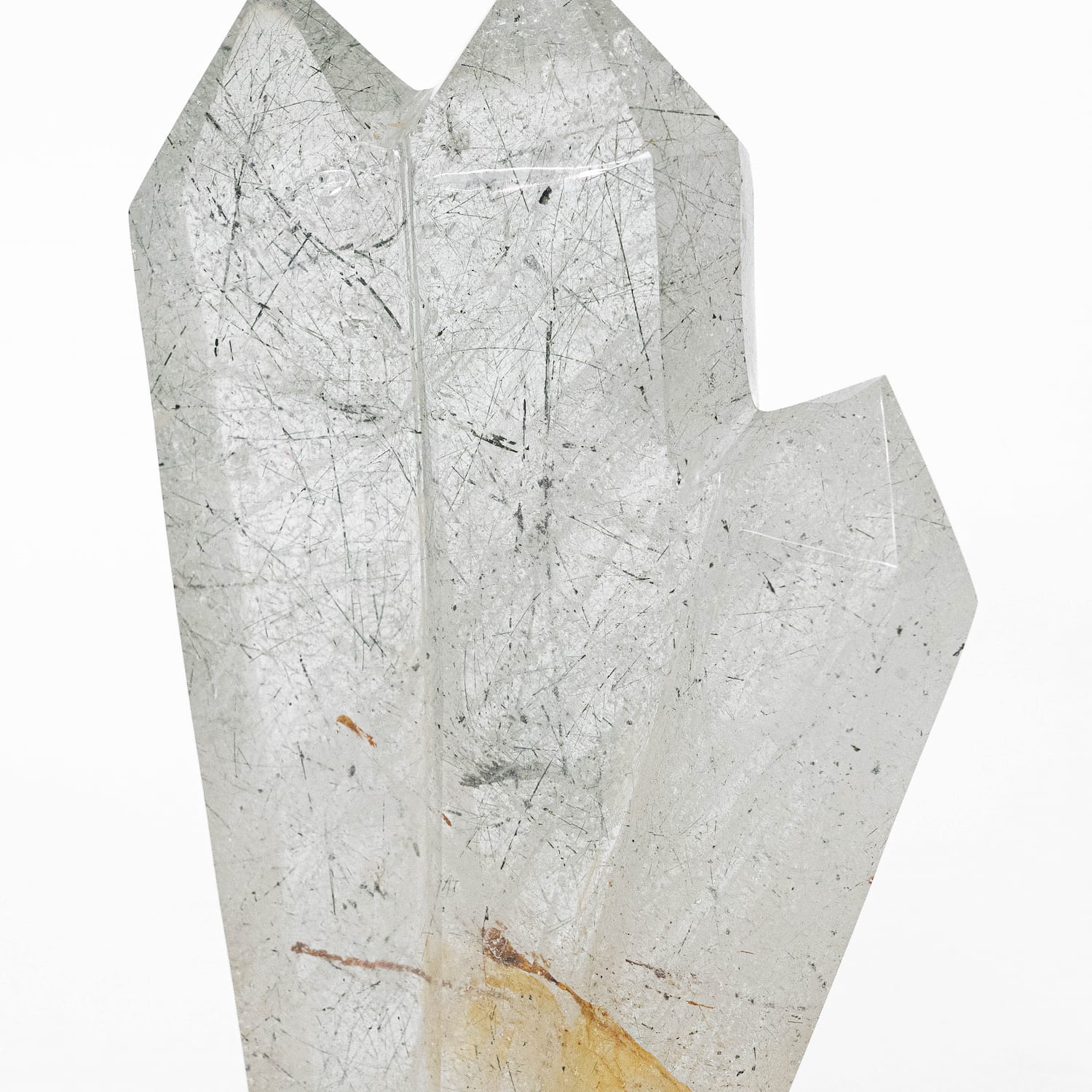 Tourmalinated Quartz Cluster Sculpture