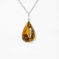 Dendrite Silver Pendant
