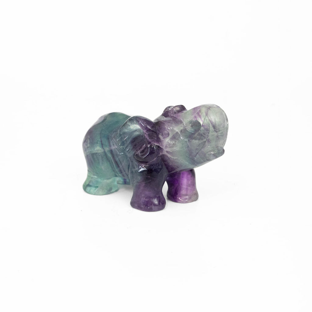 Rainbow Fluorite Elephant
