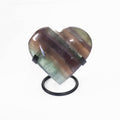 Rainbow Fluorite Heart