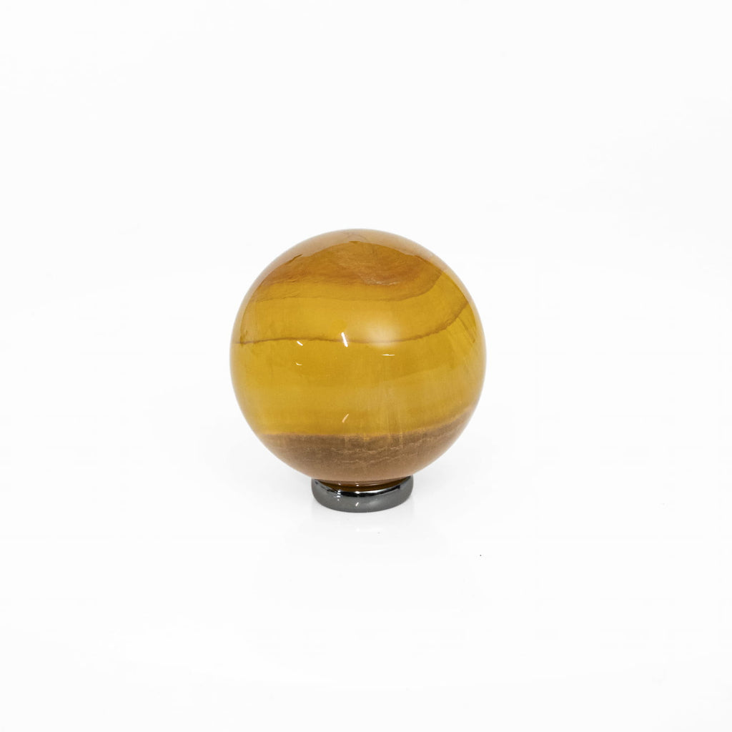 Golden Fluorite Sphere