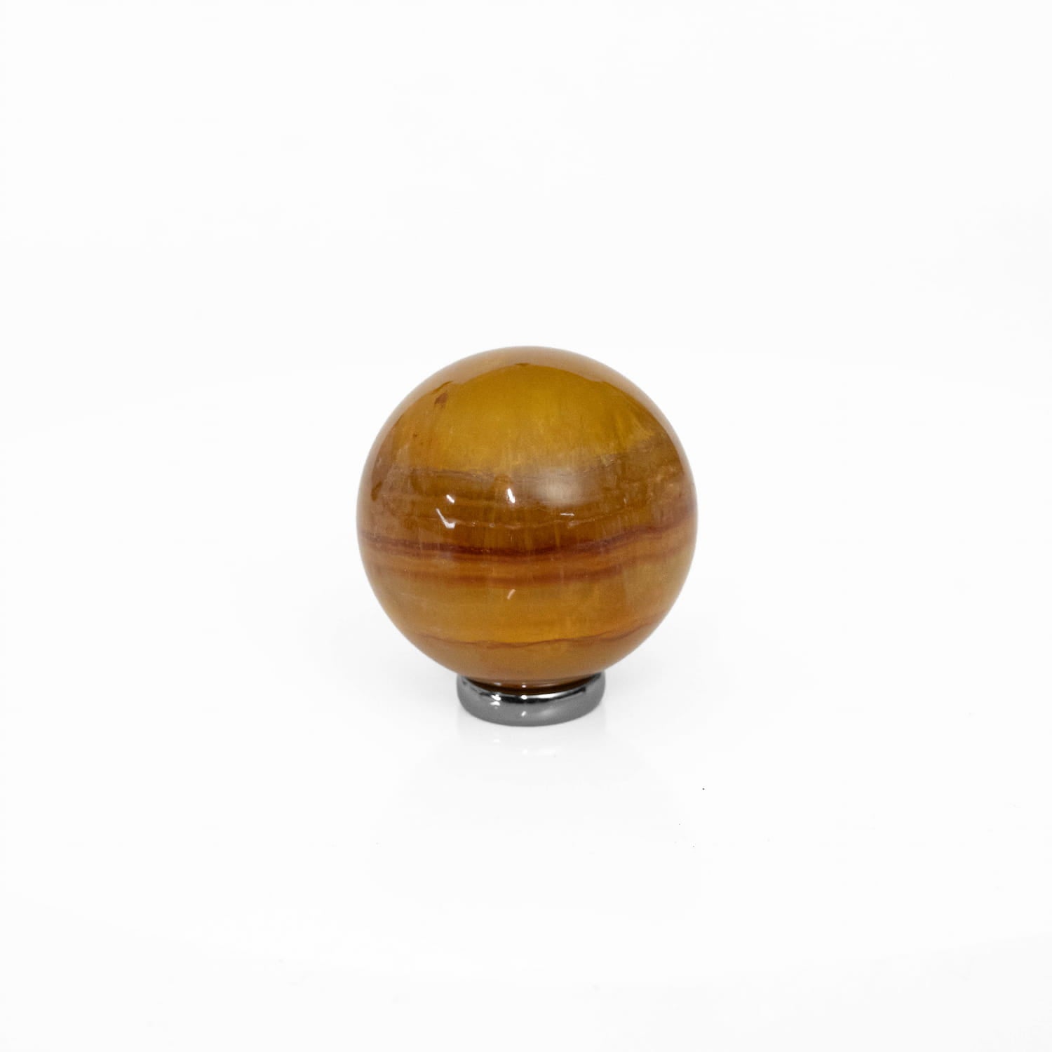 Golden Fluorite Sphere
