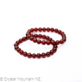 Garnet Bead Bracelet 8mm