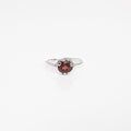 Garnet Silver Ring