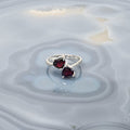 Garnet Silver Ring