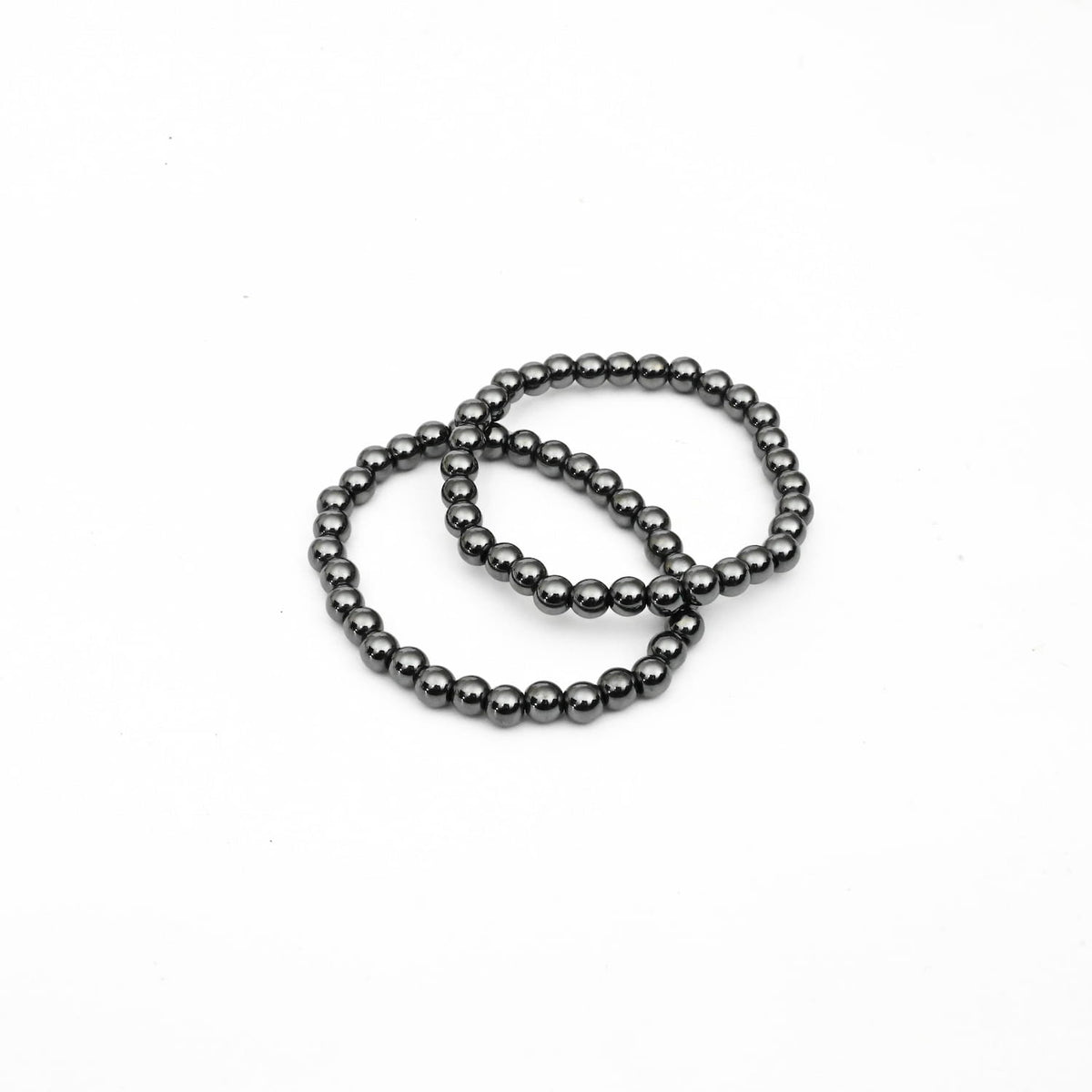 Hematite Bead Bracelet