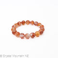 Hematoid Quartz Bead Bracelet 11mm
