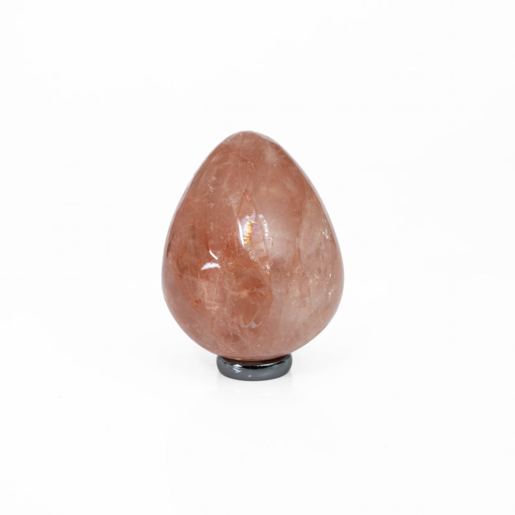 Hematoid Quartz (Fire Quartz) Egg
