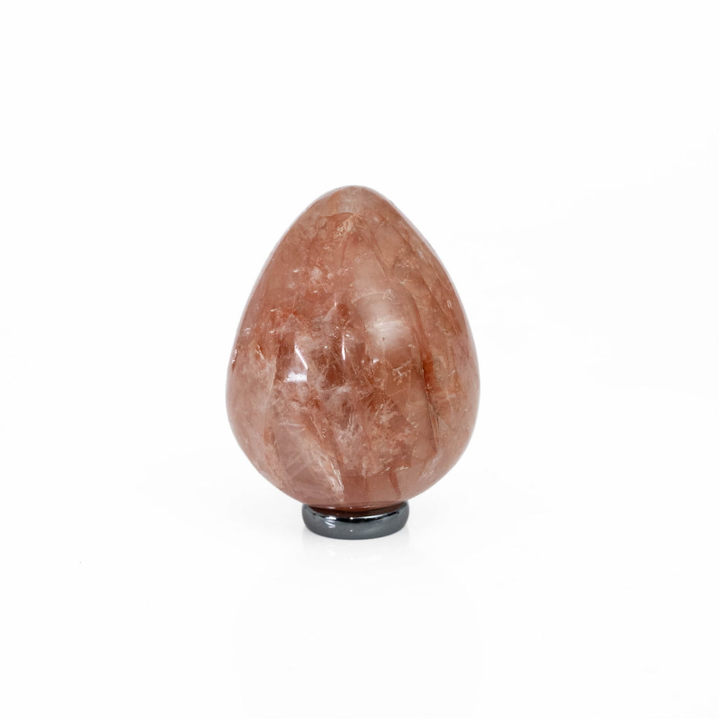 Hematoid Quartz (Fire Quartz) Egg