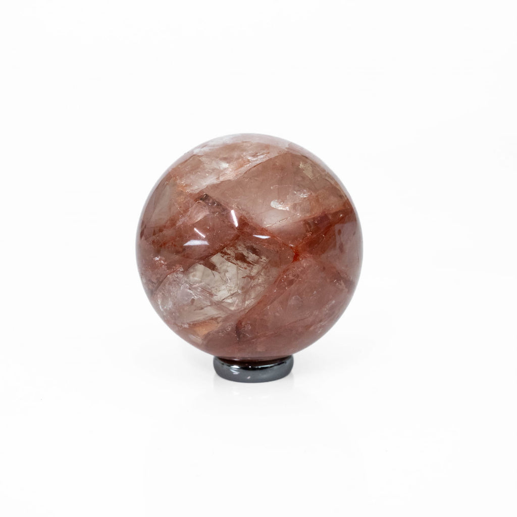 Hematoid Quartz (Fire Quartz) Sphere