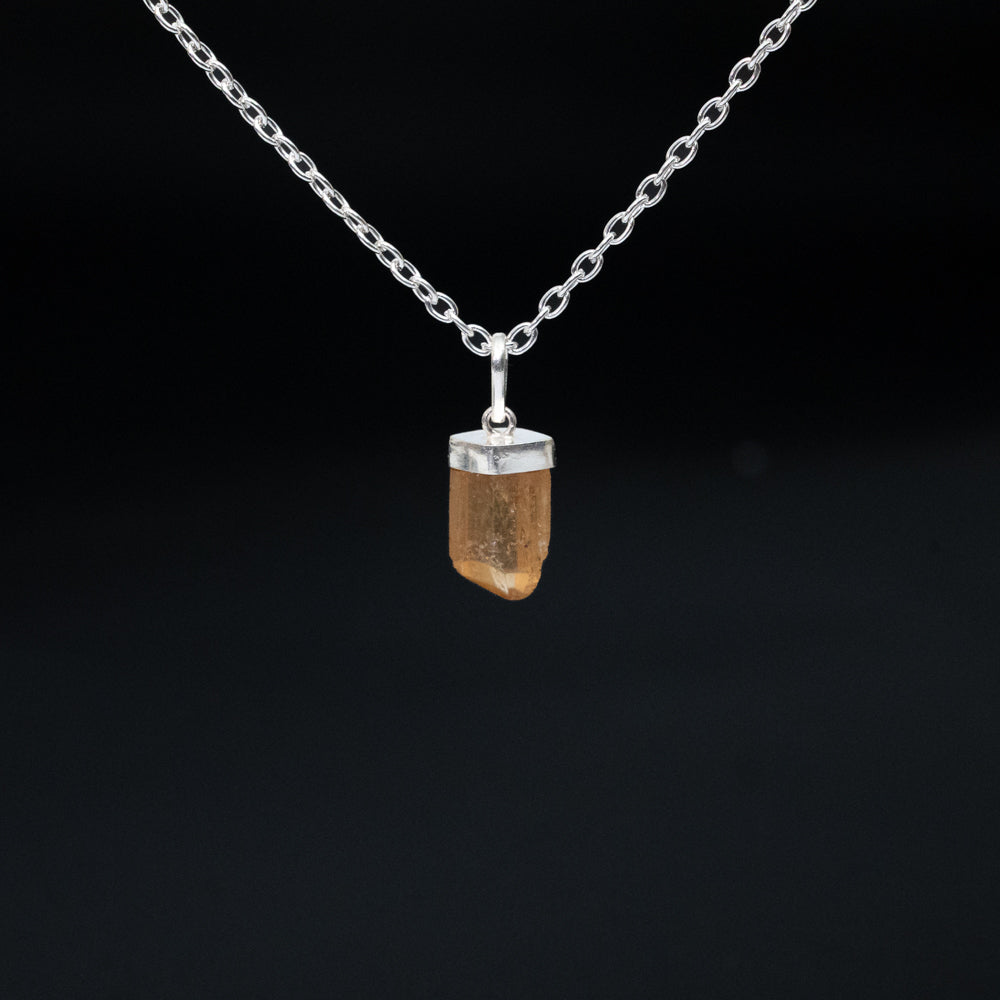 Imperial Topaz Pendant - Silver