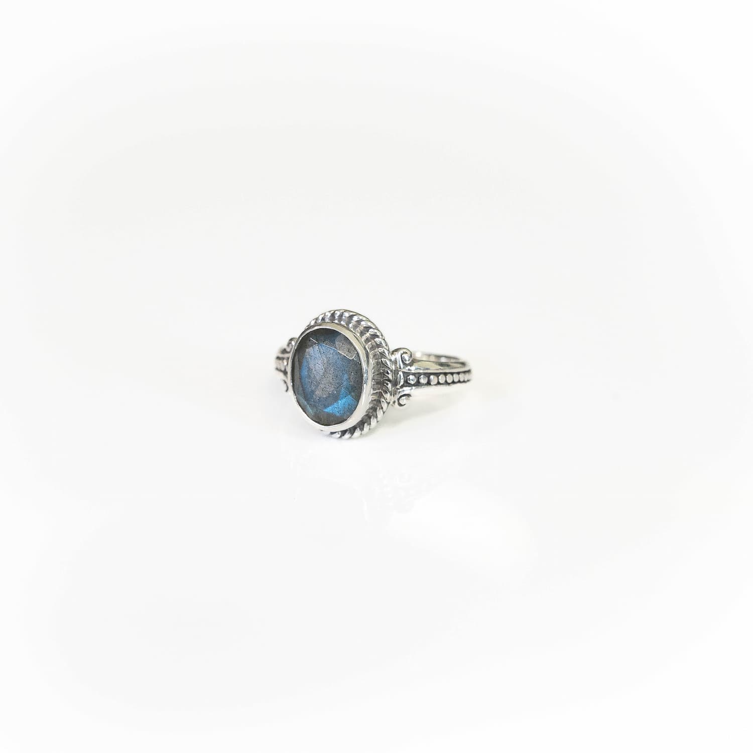 Labradorite Silver Ring