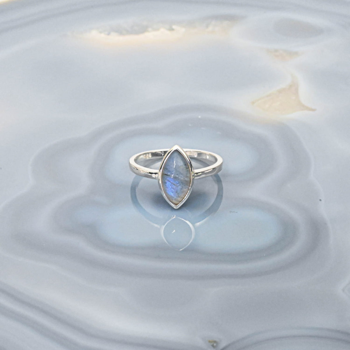 Labradorite Silver Ring