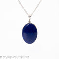 Lapis Lazuli Pendant - Silver