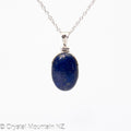 Lapis Lazuli Pendant - Silver