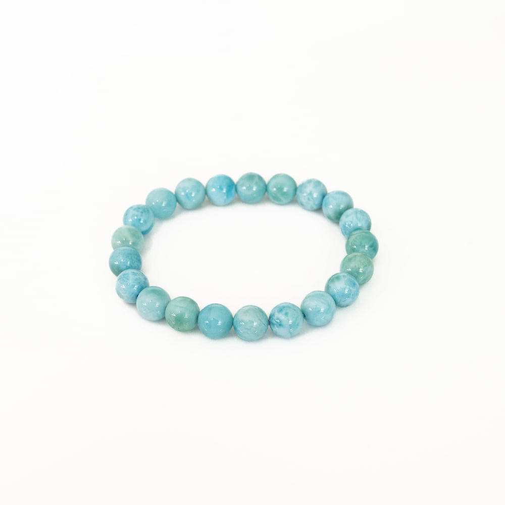 Larimar Bead Bracelet