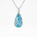 Larimar Silver Pendant