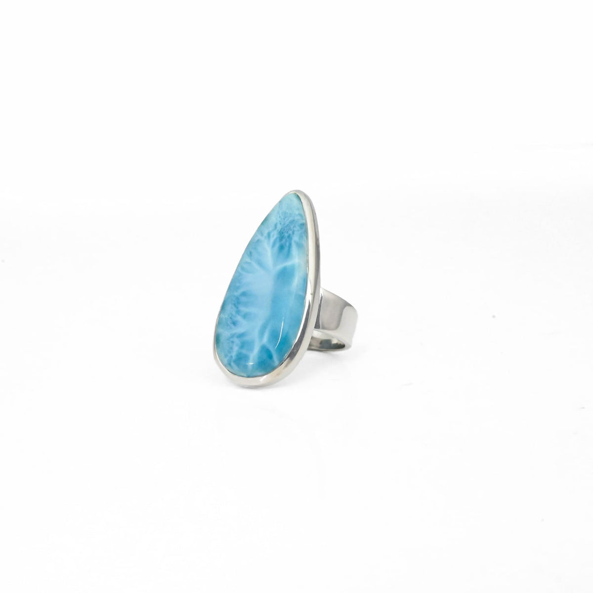 Larimar Silver Ring
