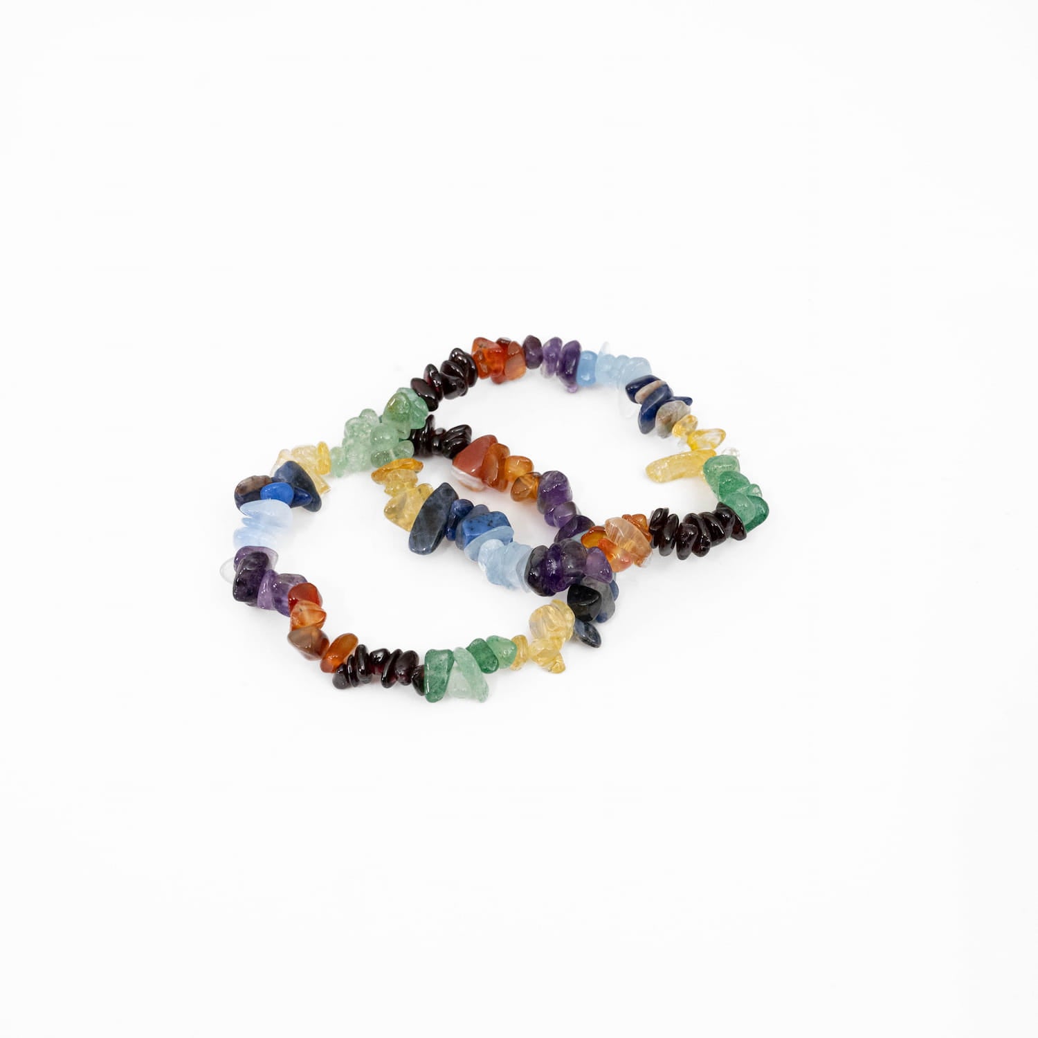 Mixed Crystal Chip Bracelet
