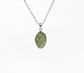 Moldavite Silver Pendant