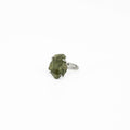 Moldavite Silver Ring