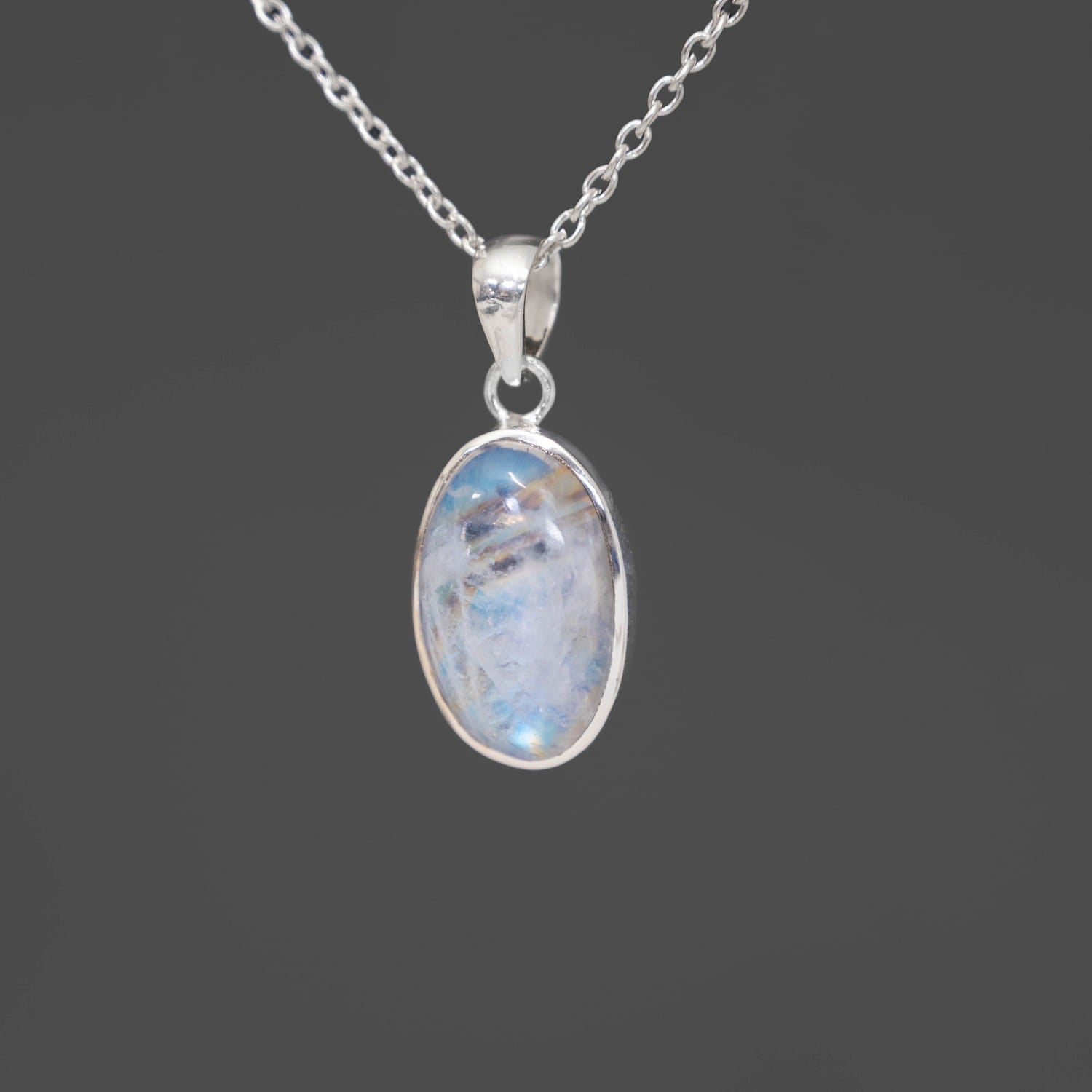 Moonstone Silver Pendant