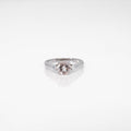 Morganite Silver Ring