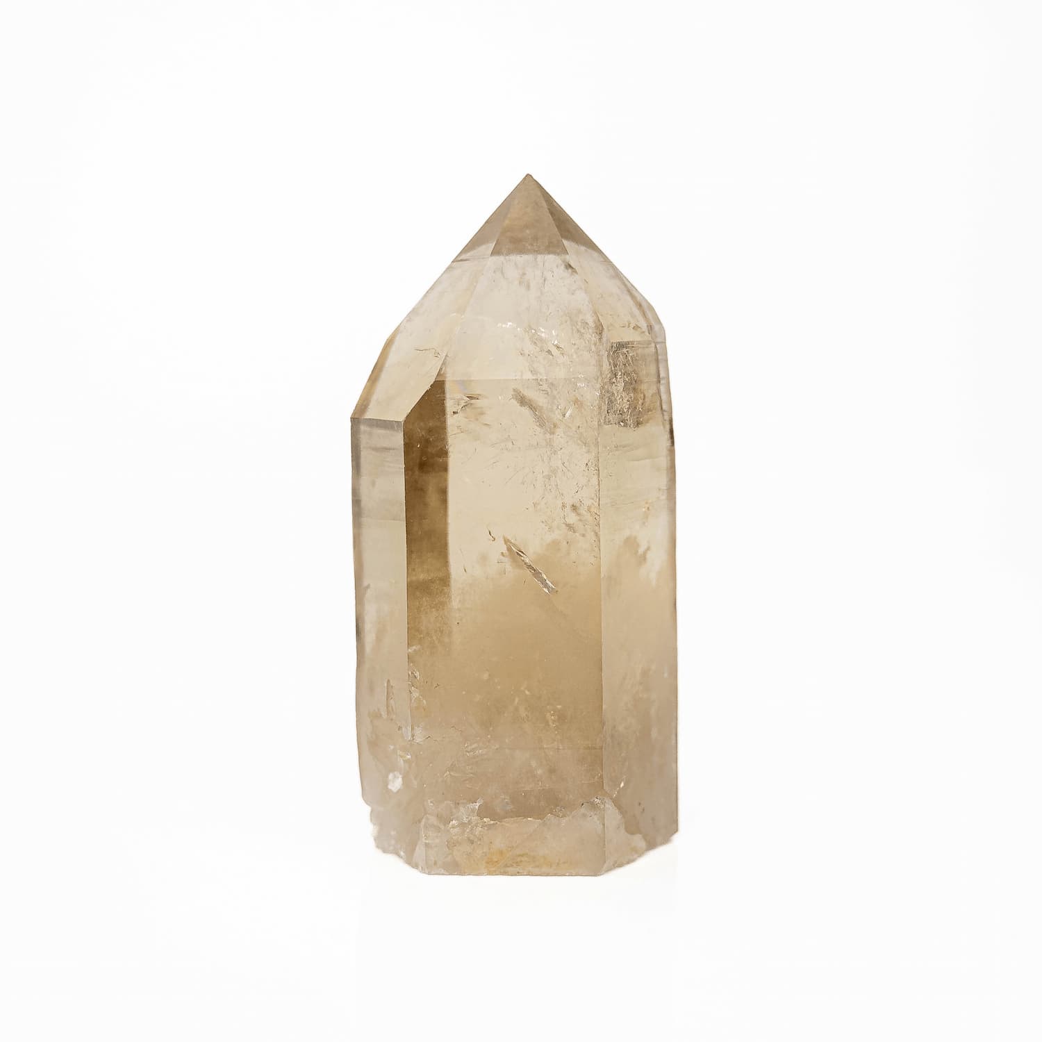 Natural Citrine Lemurian Quartz Point