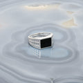 Men's Onyx Silver Ring